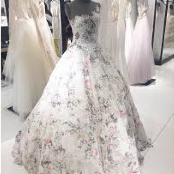 RARE Ines Di Santo Bloom Wedding Dress 12 - Picture 16 of 16